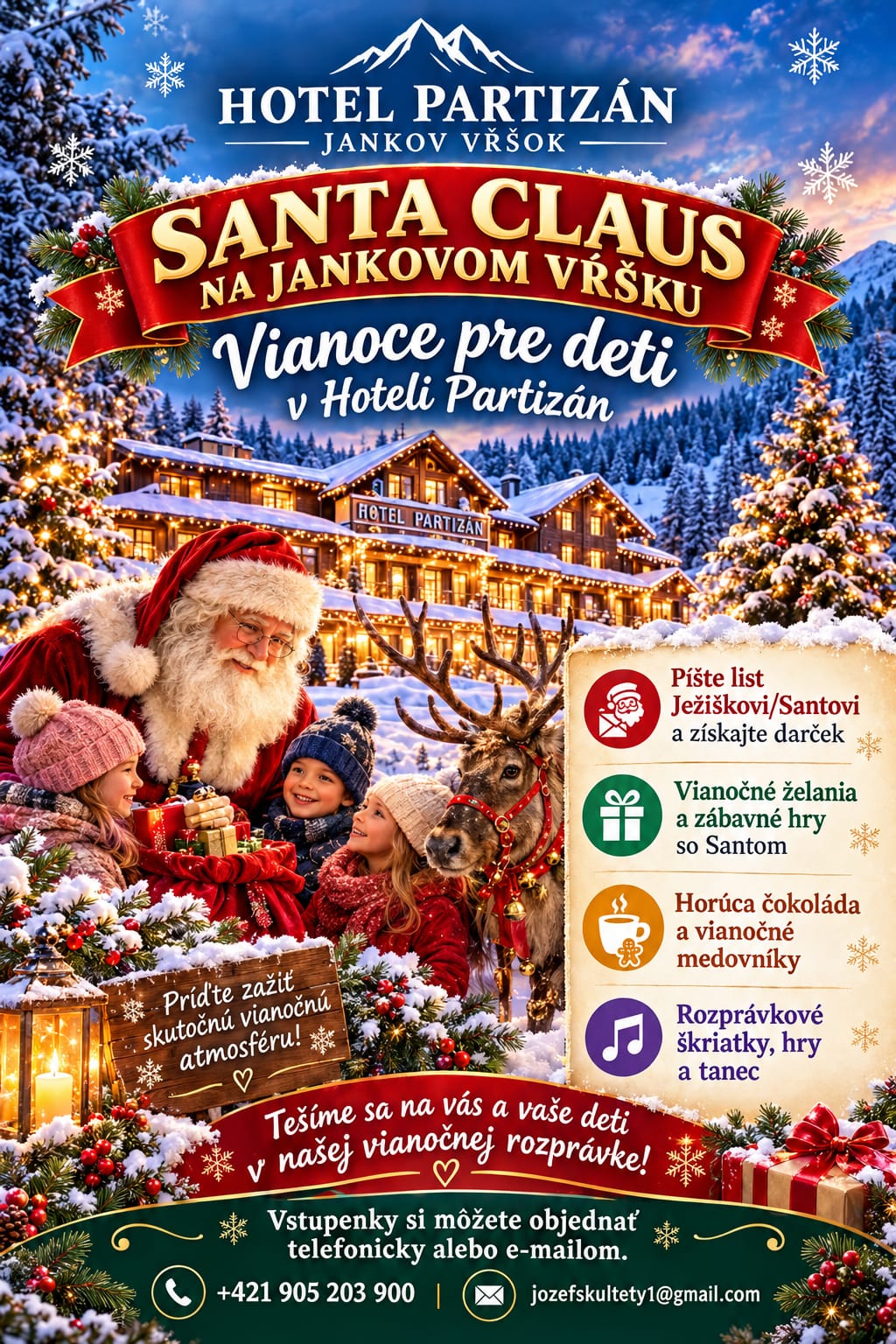 Santa Claus na Jankovom vŕšku – plagát akcie