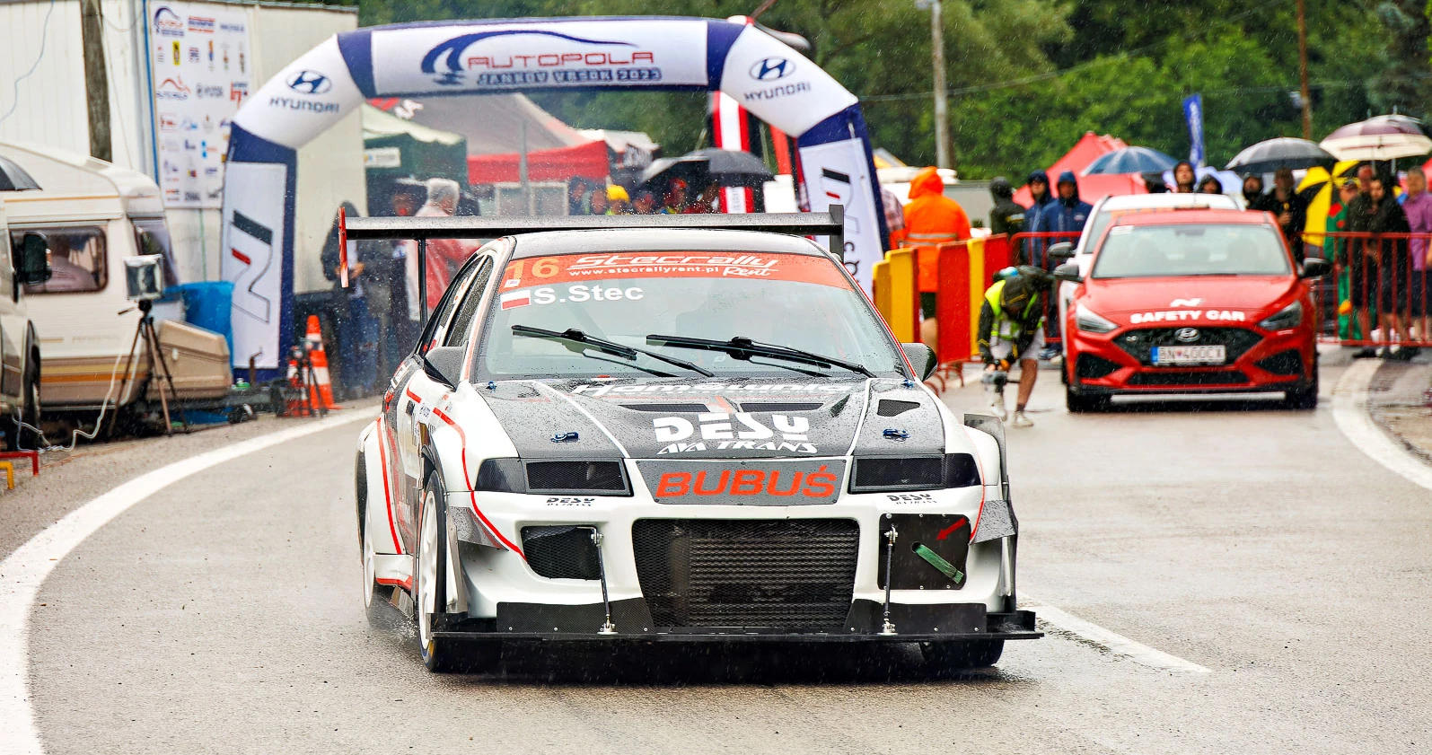Sebastian Stec počas pretekov AUTOPOLA Jankov vŕšok 2023.