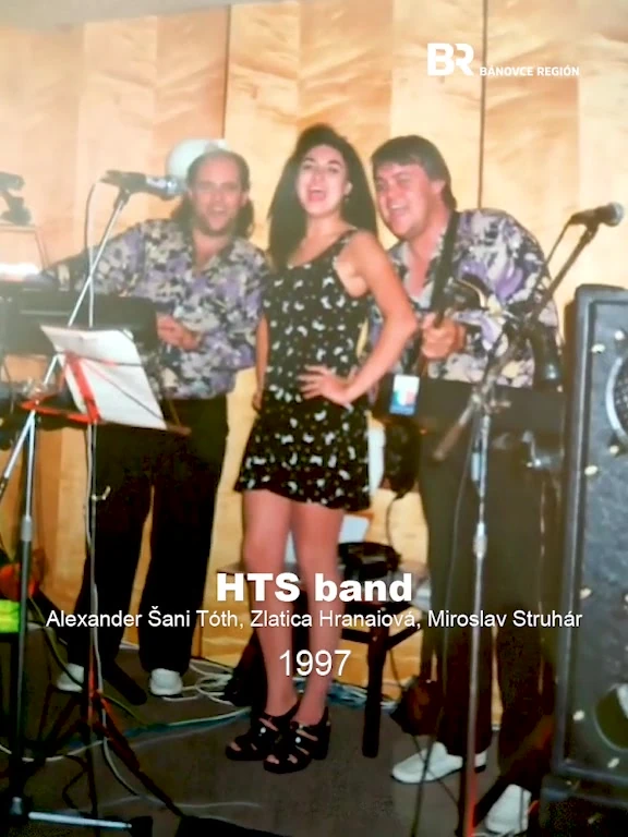 Archívna fotografia regionálnych hudobníkov HTS Band.